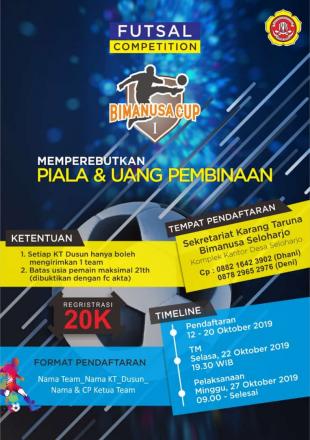 Futsal Competition oleh Bimanusa Cup